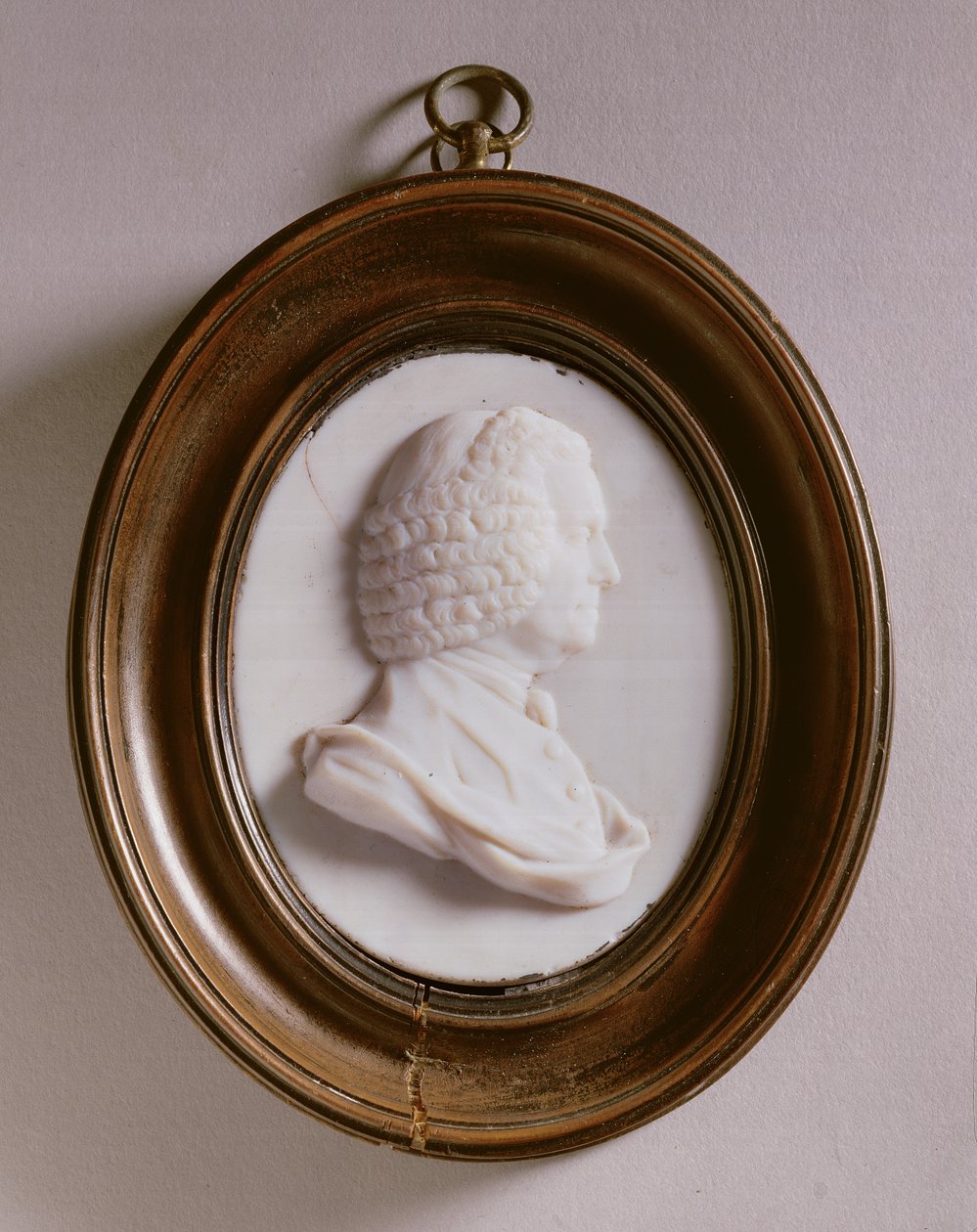 Portret Johna Harrisona (1693-1776) (pasta emaliowana) autorstwa James Tassie