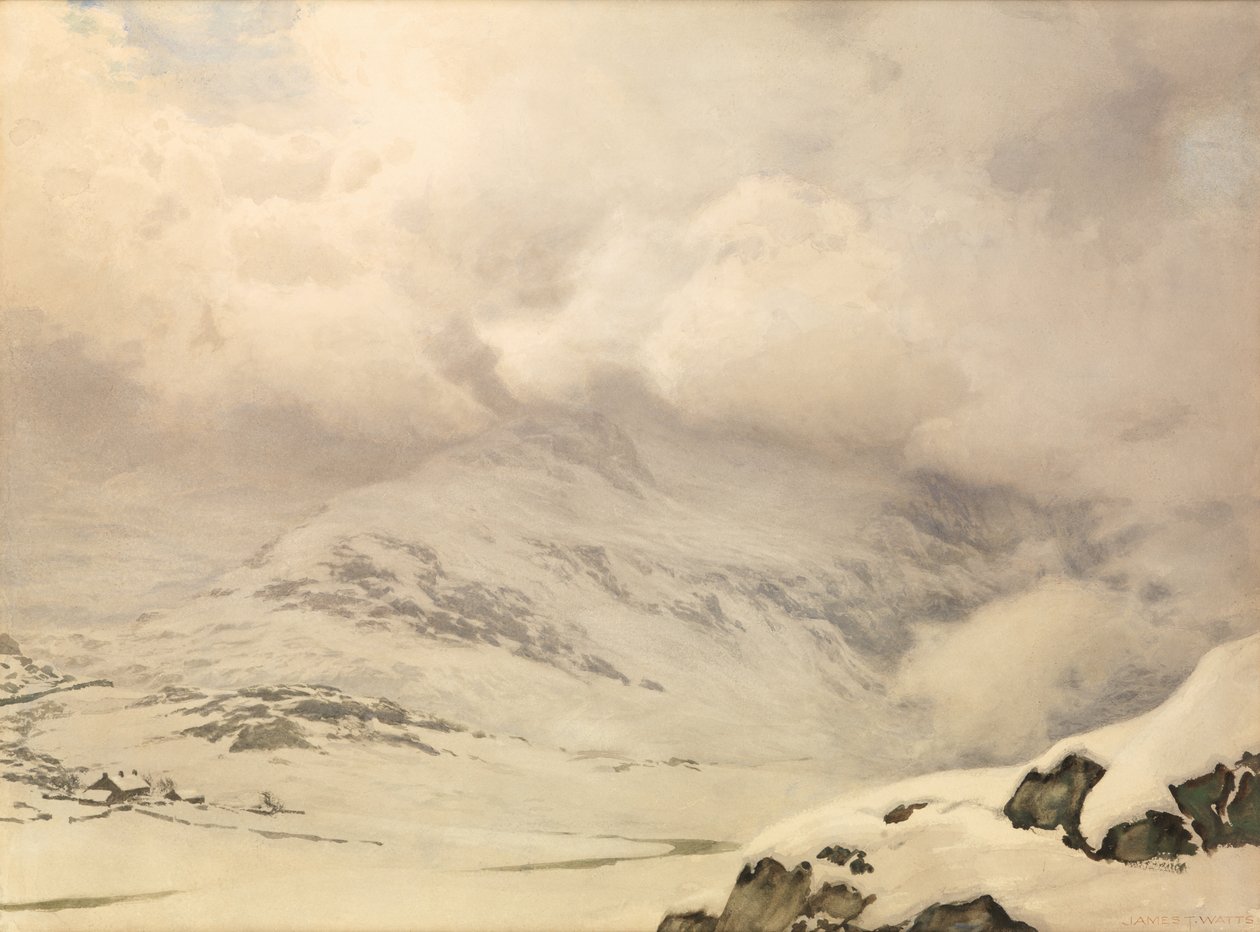 Świat śniegu i chmur autorstwa James Thomas Watts