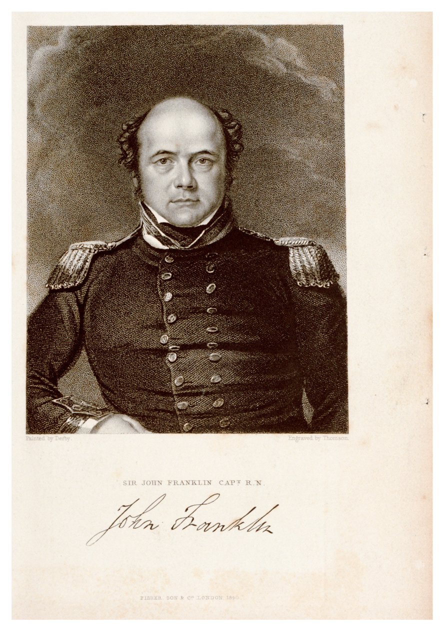 Sir John Franklin kpt. R.N. John Franklin autorstwa James Thomson