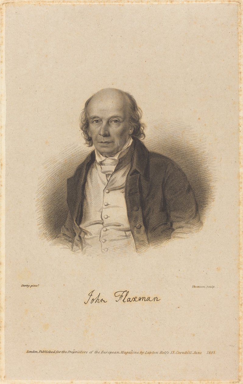 John Flaxman autorstwa James Thomson after William Derby