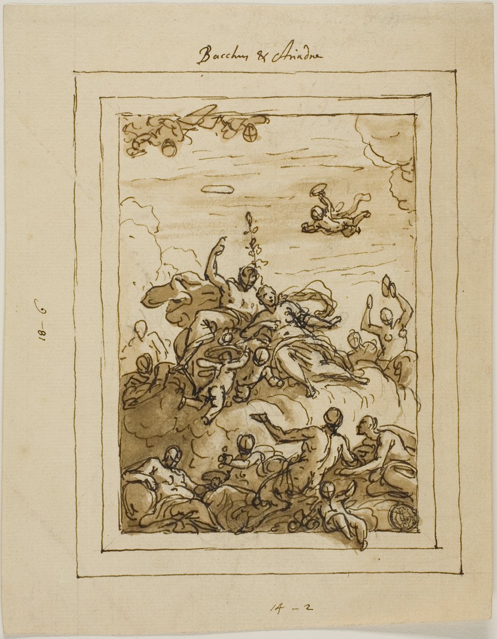 Bachus i Ariadna autorstwa James Thornhill