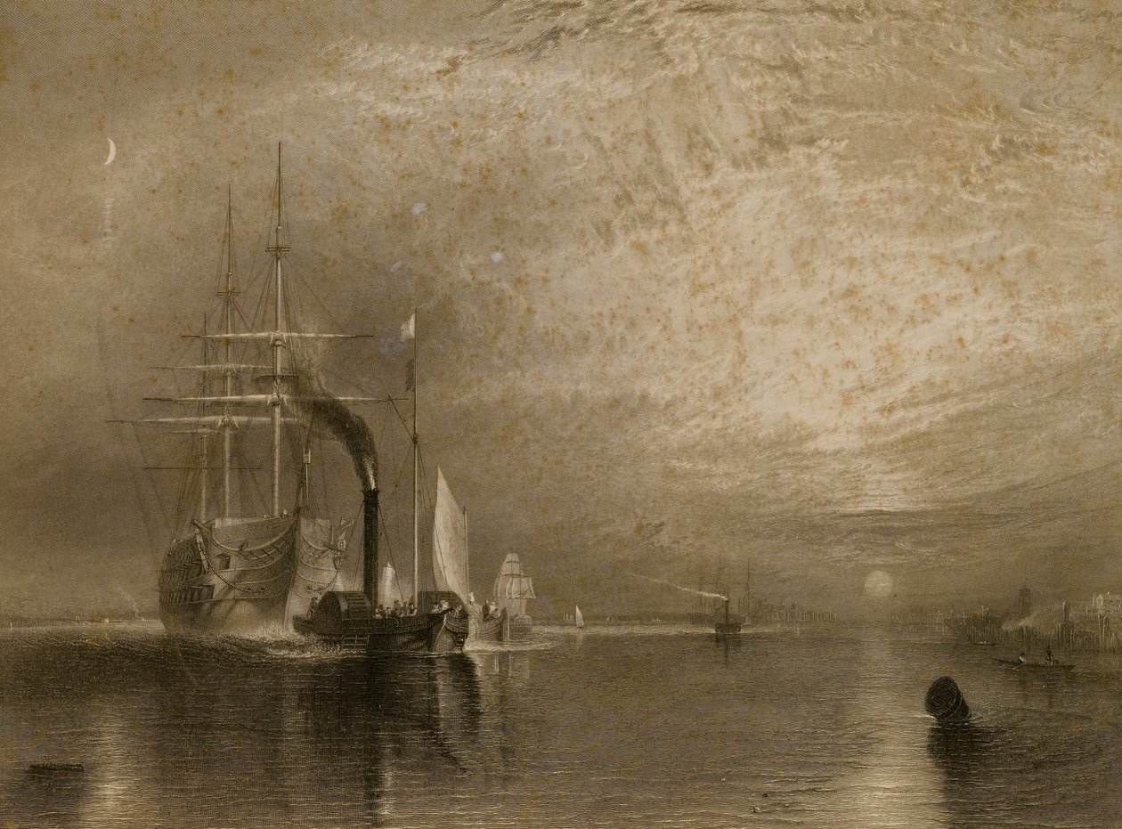 Stary Temeraire autorstwa James Tibbitts Willmore