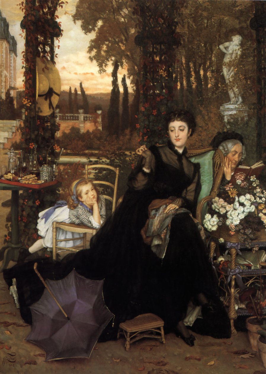 Wdowa autorstwa James Tissot