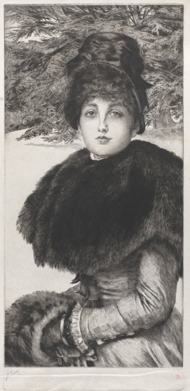 Zimowy spacer, 1880. autorstwa James Tissot