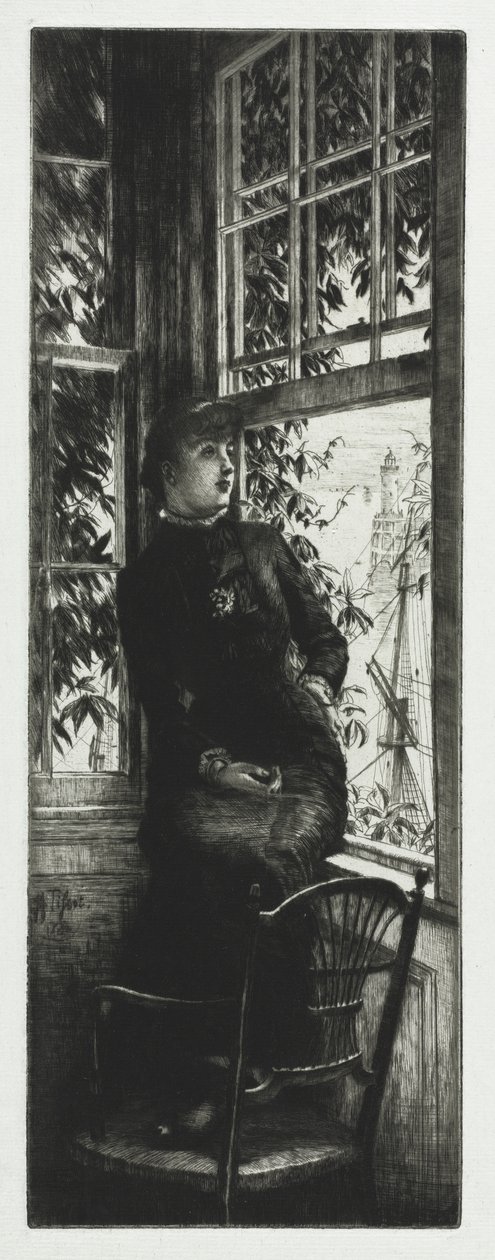 Na wybrzeżu autorstwa James Tissot