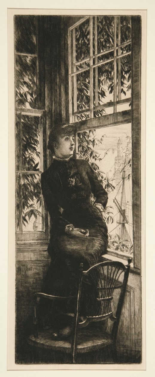 Na wybrzeżu autorstwa James Tissot