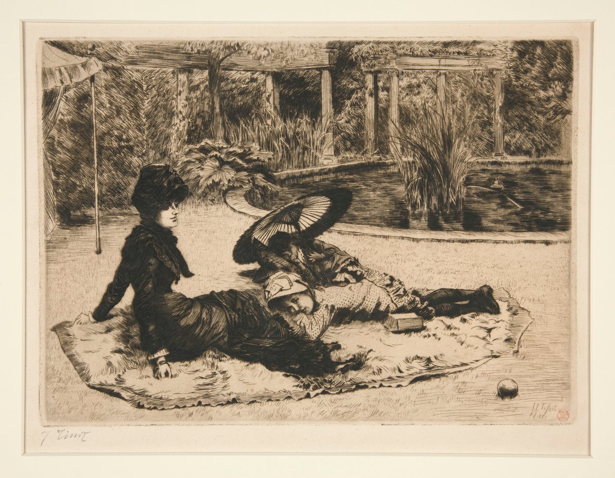 Przy basenie (Sur l autorstwa James Tissot
