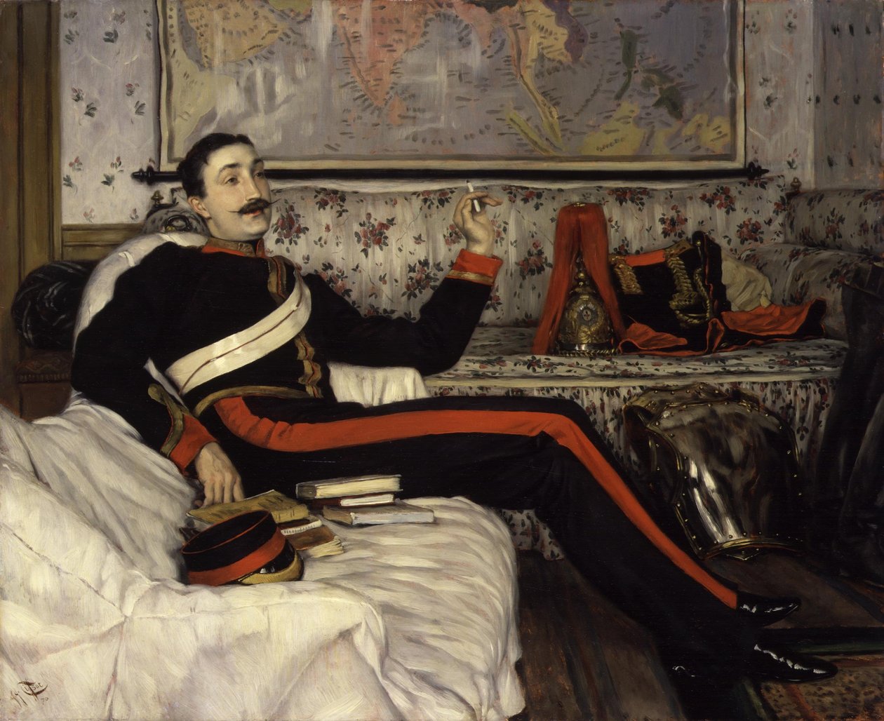 Kapitan Frederick Gustavus Burnaby autorstwa James Tissot