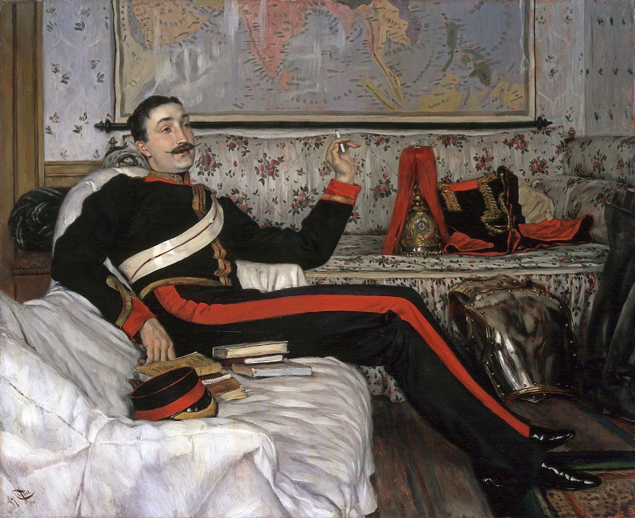 Kapitan Frederick Gustavus Burnaby autorstwa James Tissot