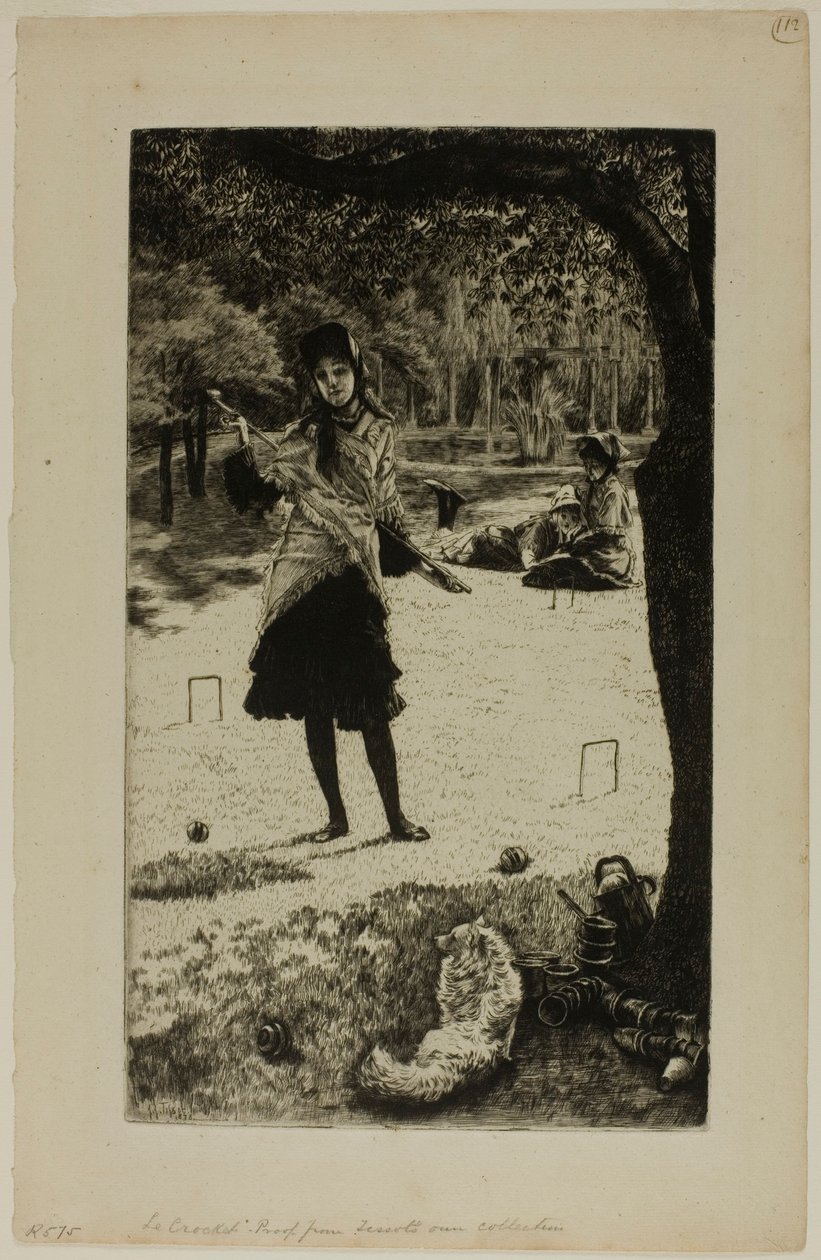 Krokiet autorstwa James Tissot