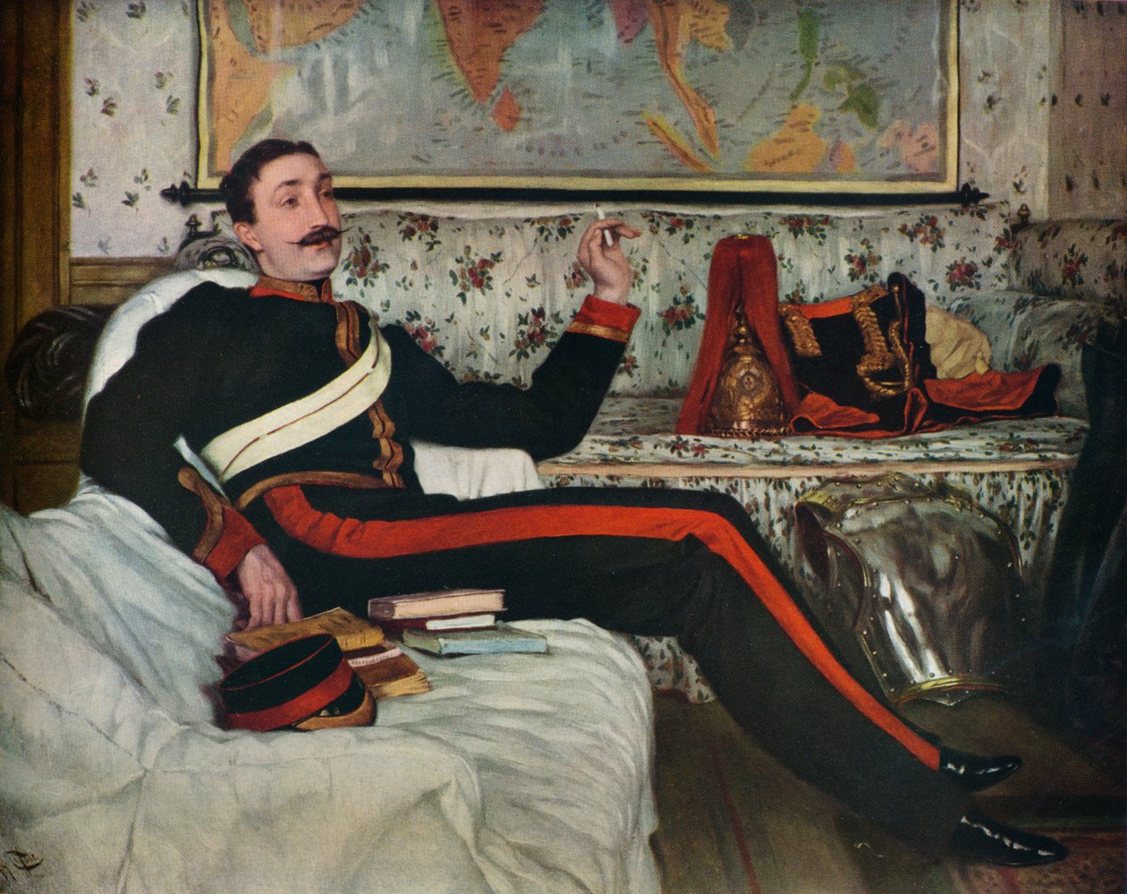 Fryderyk Gustaw Burnaby, 1870 autorstwa James Jacques Joseph Tissot