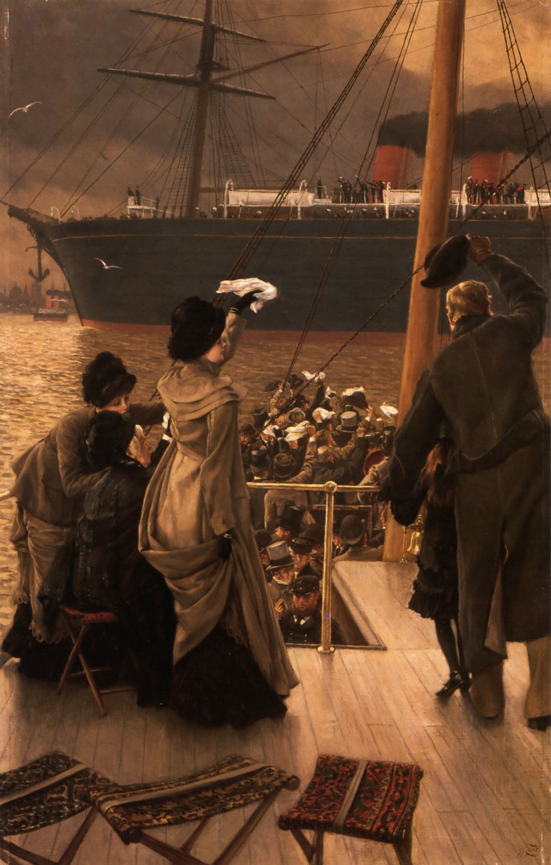 Pożegnanie na Mersey autorstwa James Tissot