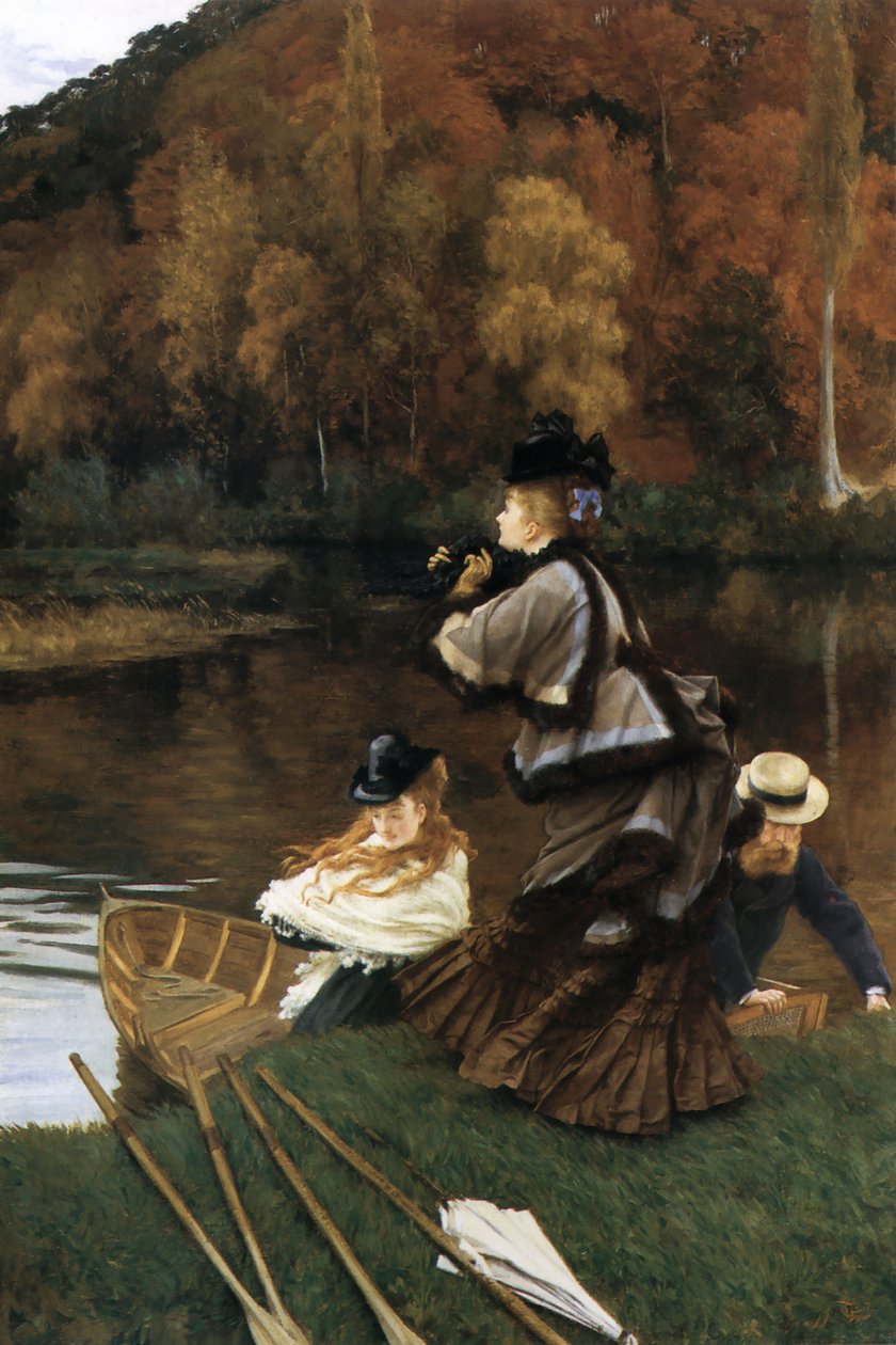 James Tissot - Jesień nad Tamizą autorstwa James Tissot