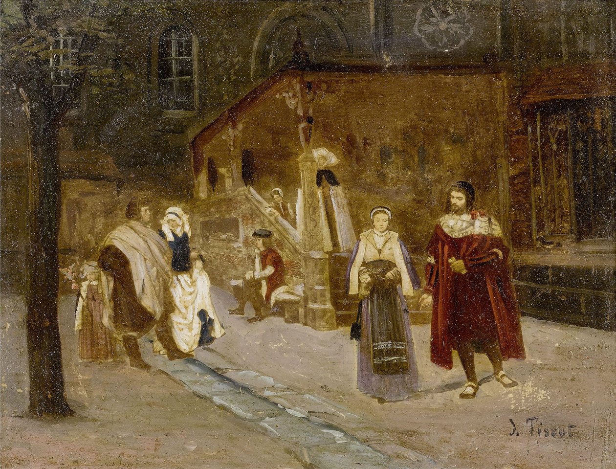 James Tissot Faust i Margarethe autorstwa James Tissot