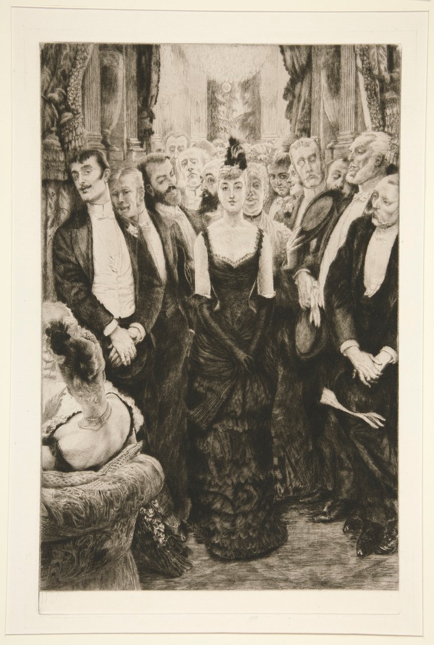 Najładniejsza kobieta w Paryżu autorstwa James Tissot