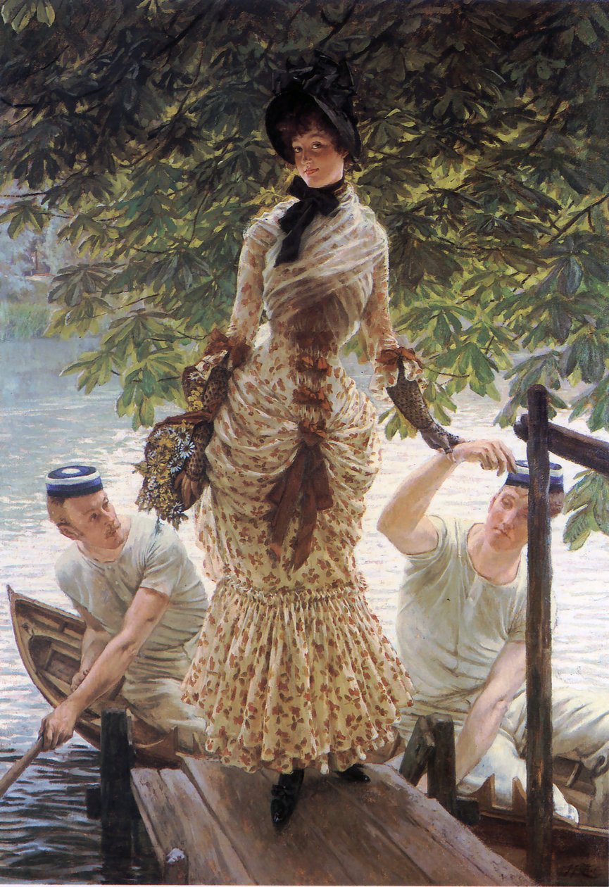 Na Tamizie autorstwa James Tissot