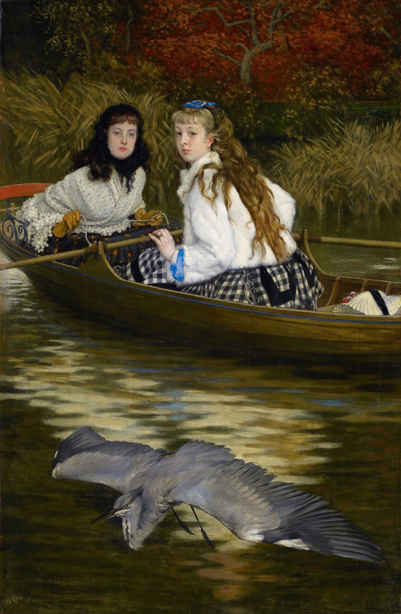 Czapla nad Tamizą autorstwa James Tissot