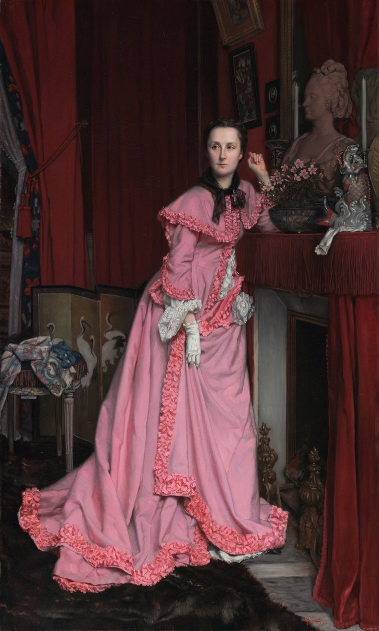 Portret markizy de Miramon, z domu Thérèse Feuillant autorstwa James Tissot
