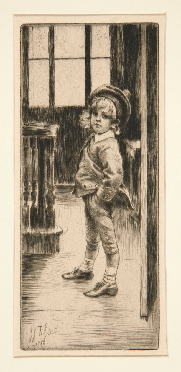Sa Premi?re Culotte [Pierwsza para bryczesów] autorstwa James Tissot
