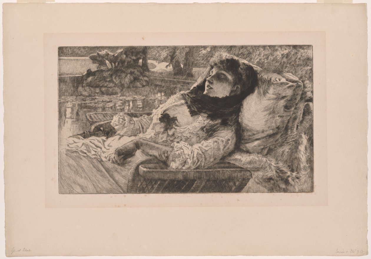 Letni wieczór autorstwa James Tissot