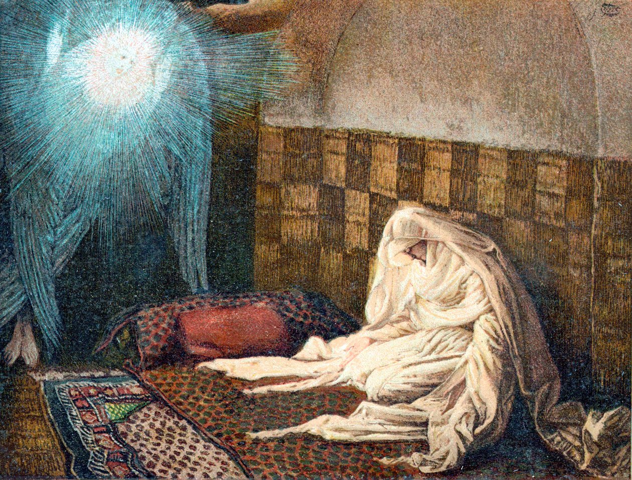 Zwiastowanie, 1897 autorstwa James Tissot