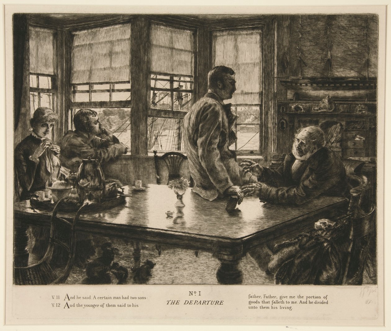 Odjazd autorstwa James Tissot