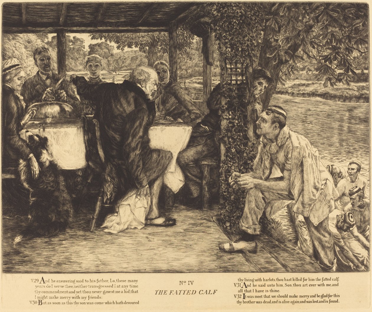 Tłuste Cielę, 1882. autorstwa James Tissot