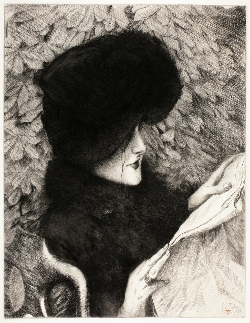 Gazeta autorstwa James Tissot