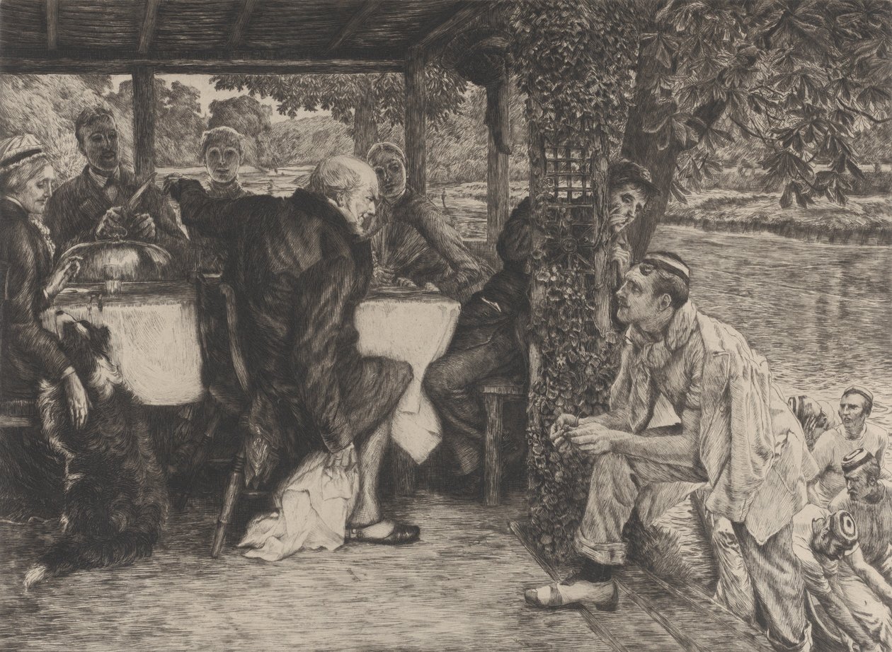 Przypowieść o synu marnotrawnym, nr IV: utuczone cielę, 1882. autorstwa James Tissot