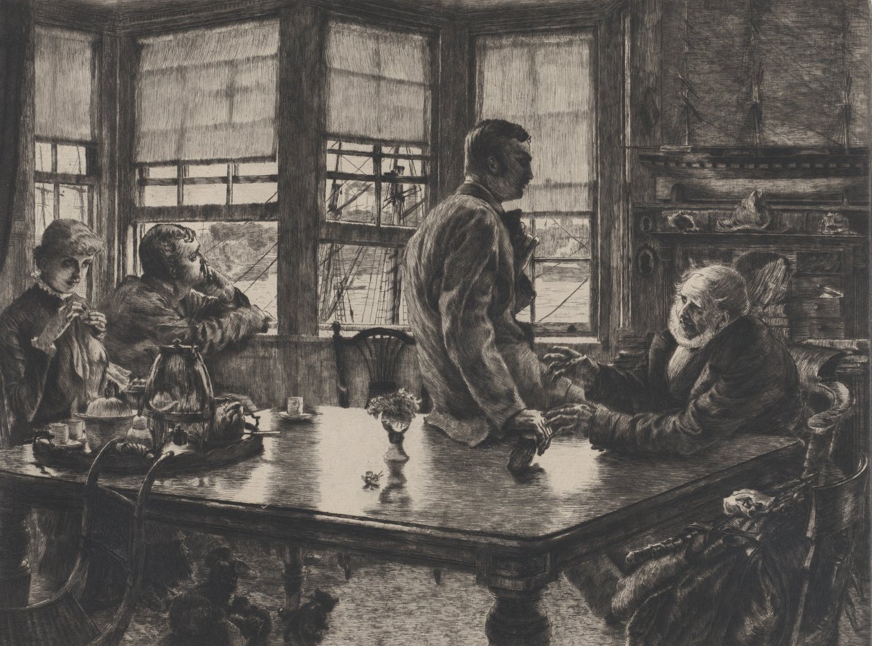 Przypowieść o synu marnotrawnym: odejście nr 1, 1882. autorstwa James Tissot