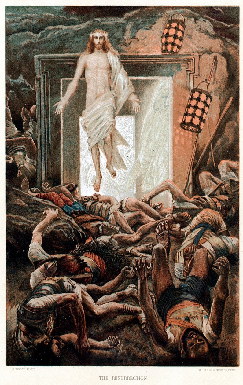 Zmartwychwstanie, ok. 1890 r autorstwa James Tissot