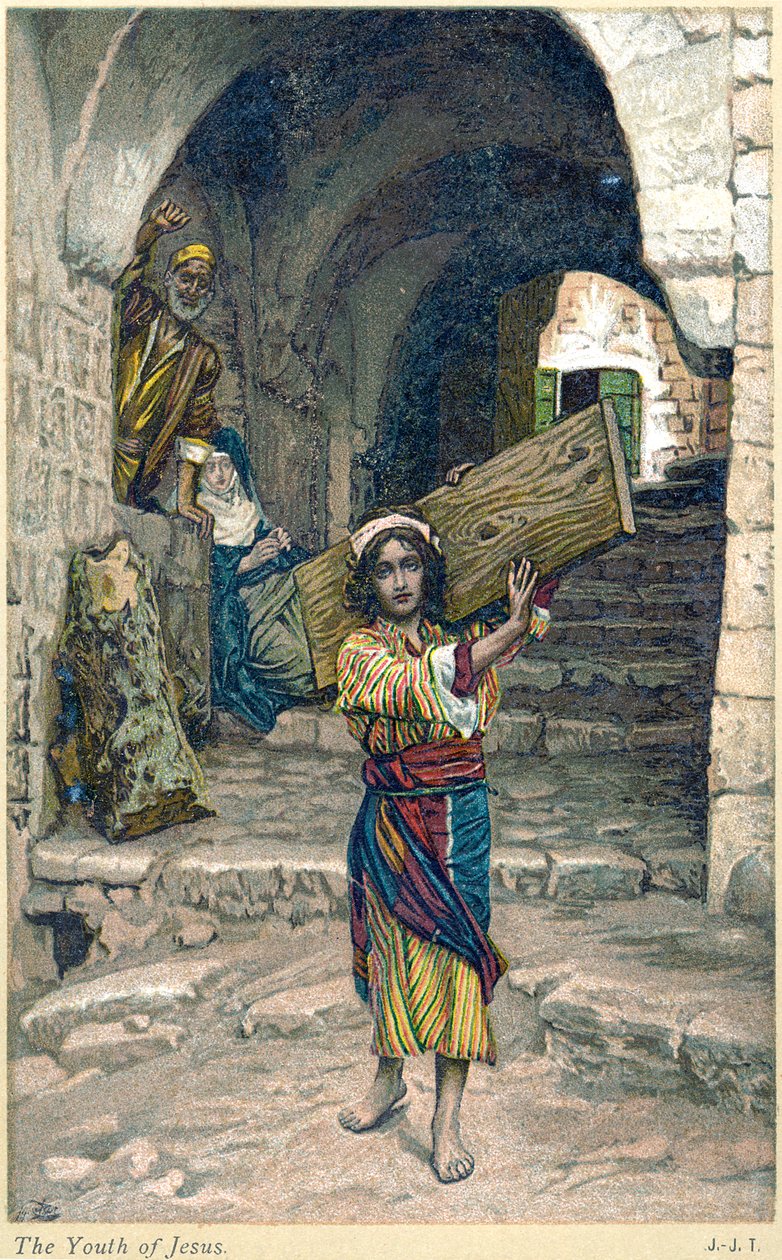 „Młodość Jezusa”, ok. 1897 r. autorstwa James Tissot