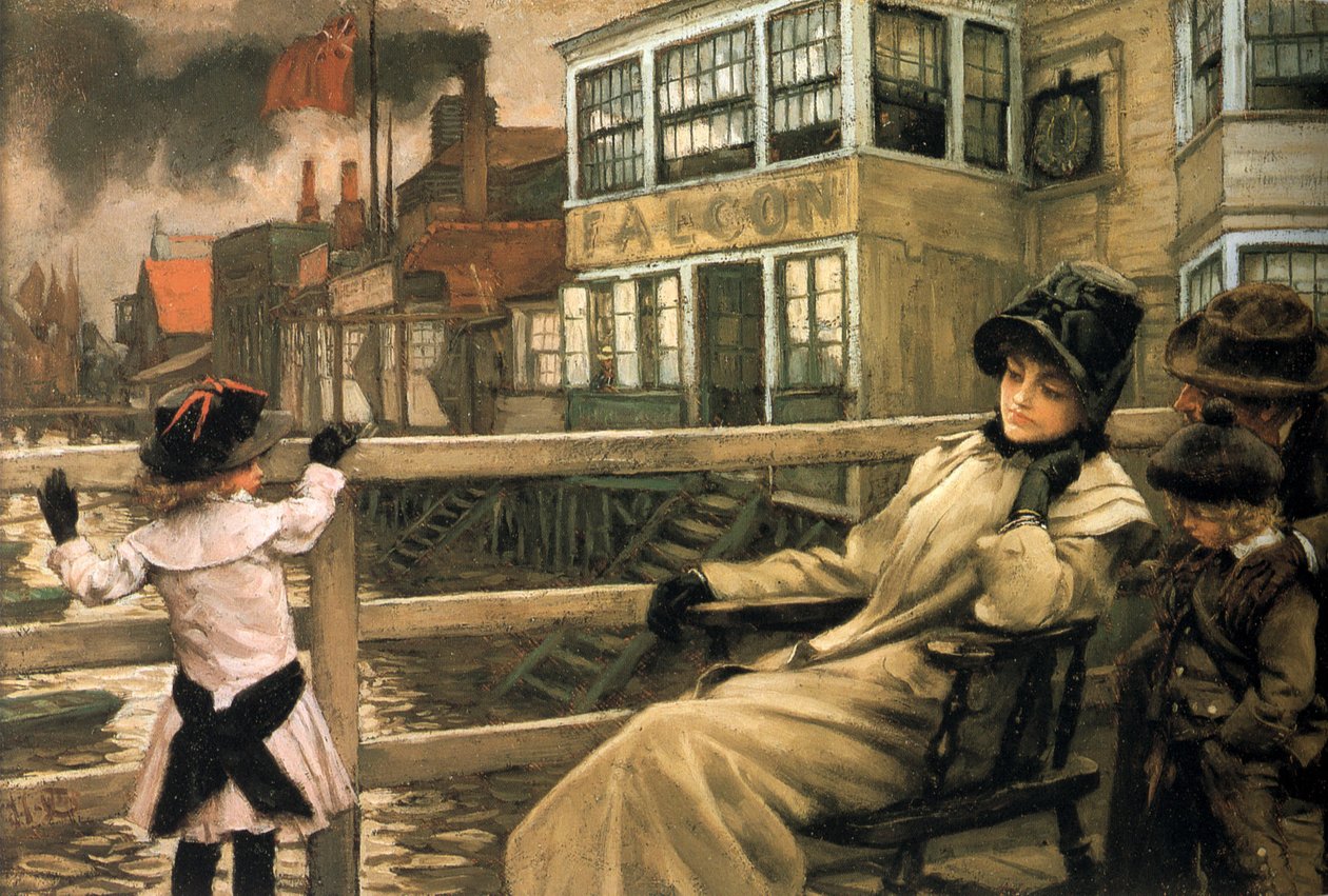 Czekając na prom I autorstwa James Tissot