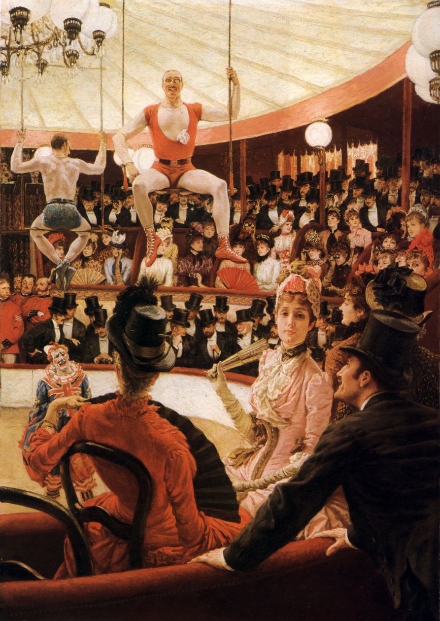 Kobiety Paryża: Miłośniczka cyrku autorstwa James Tissot