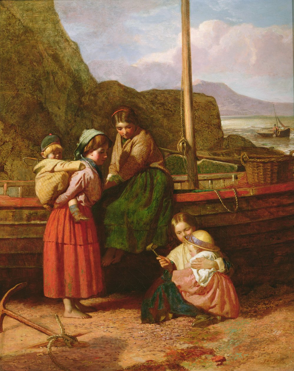 Rodzina rybaka autorstwa James Waite