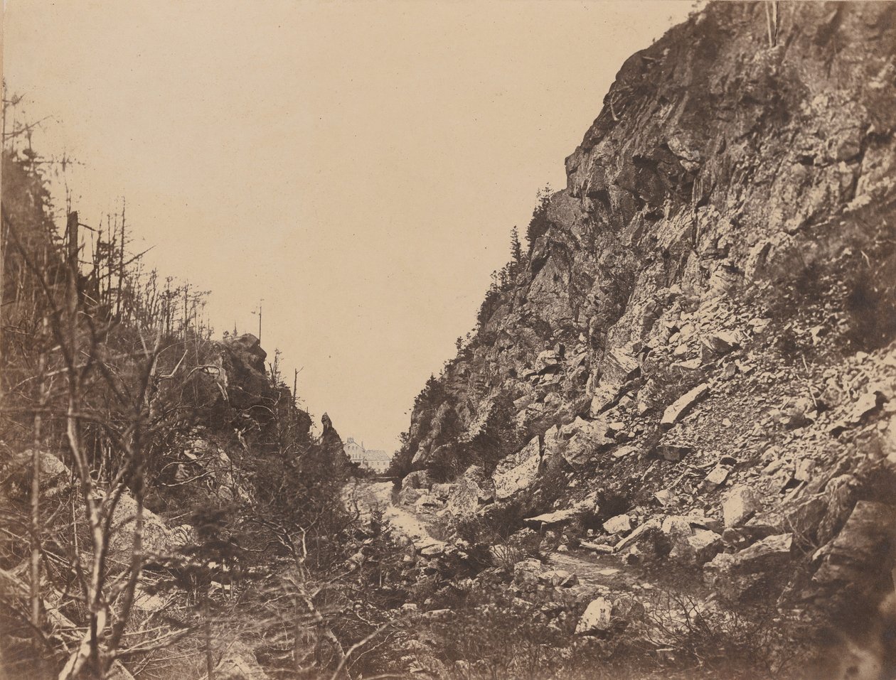 Kierownik White Mountain Notch, Crawford House, 1854. autorstwa James Wallace Black