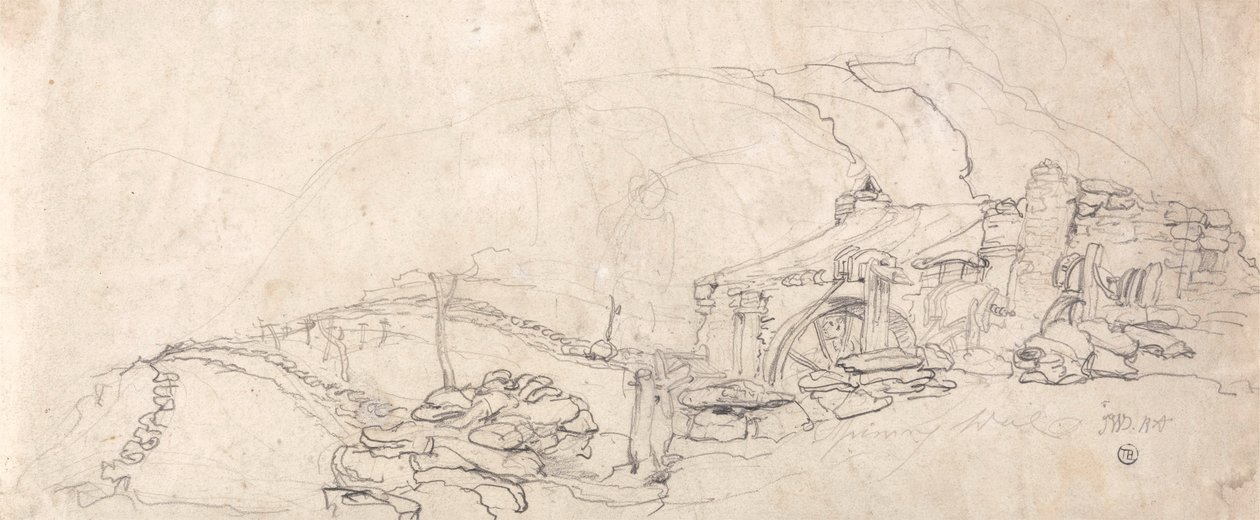 Młyn (grafit) autorstwa James Ward