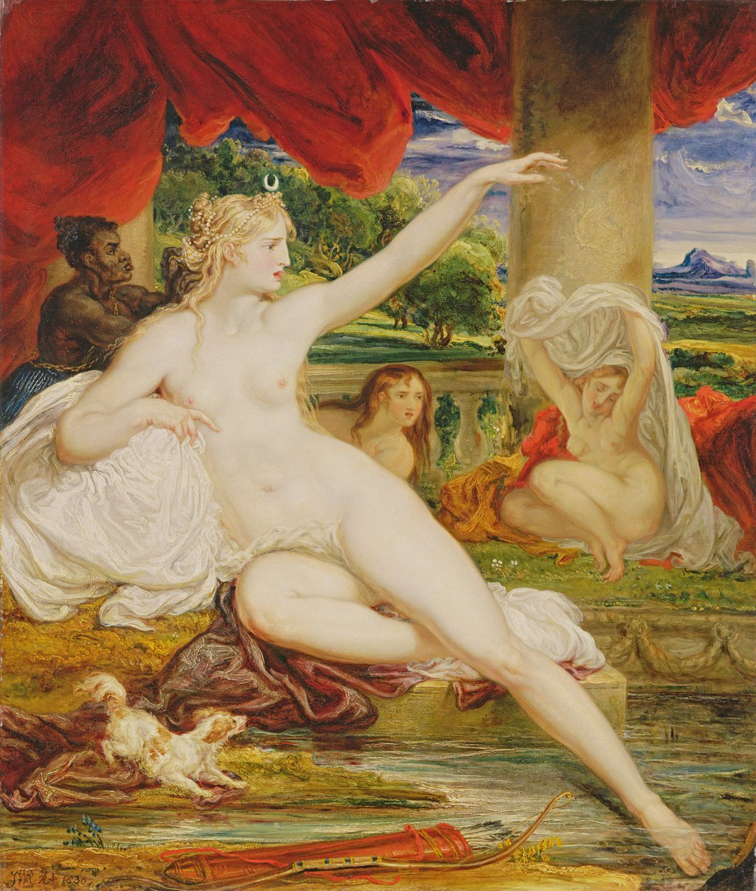 Diana w Łaźni autorstwa James Ward