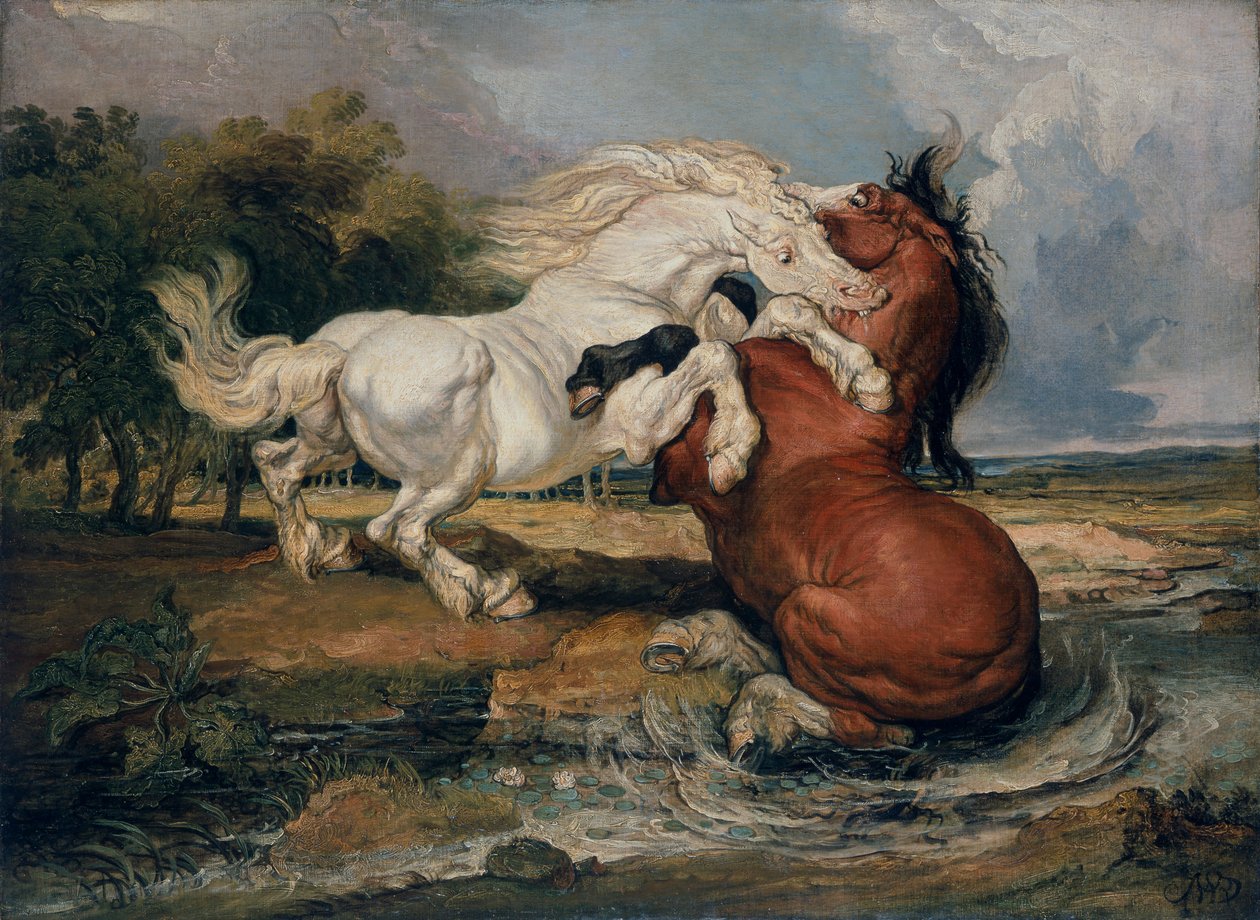 „Konie bojowe”, 1808 r. autorstwa James Ward