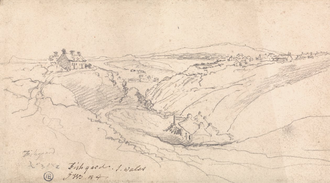 Fishguard, Pembrokeshire, Południowa Walia autorstwa James Ward