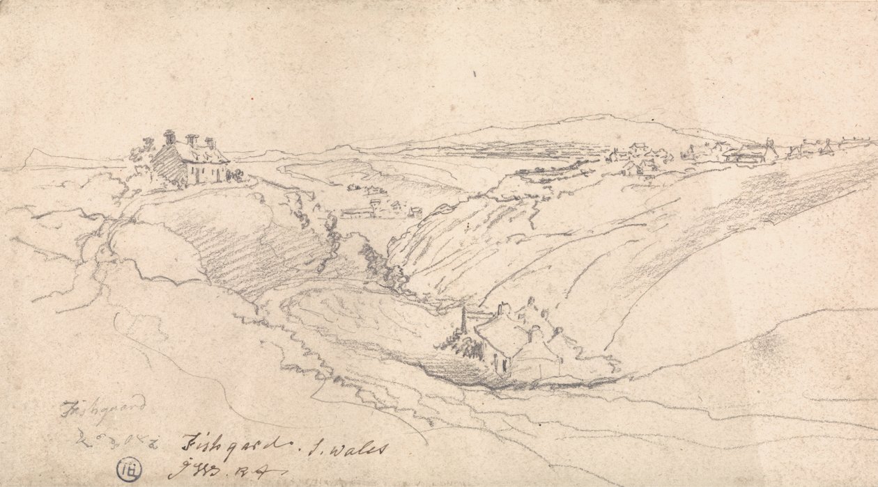 Fishguard, Pembrokeshire, Południowa Walia autorstwa James Ward
