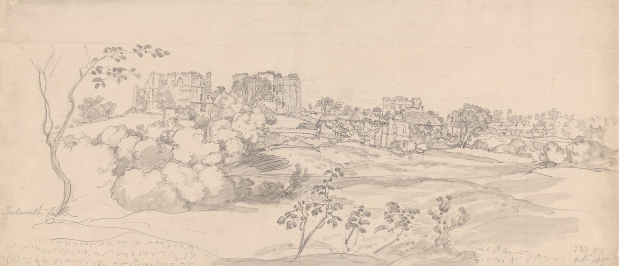 Zamek Kenilworth autorstwa James Ward