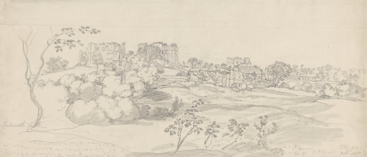 Zamek Kenilworth autorstwa James Ward