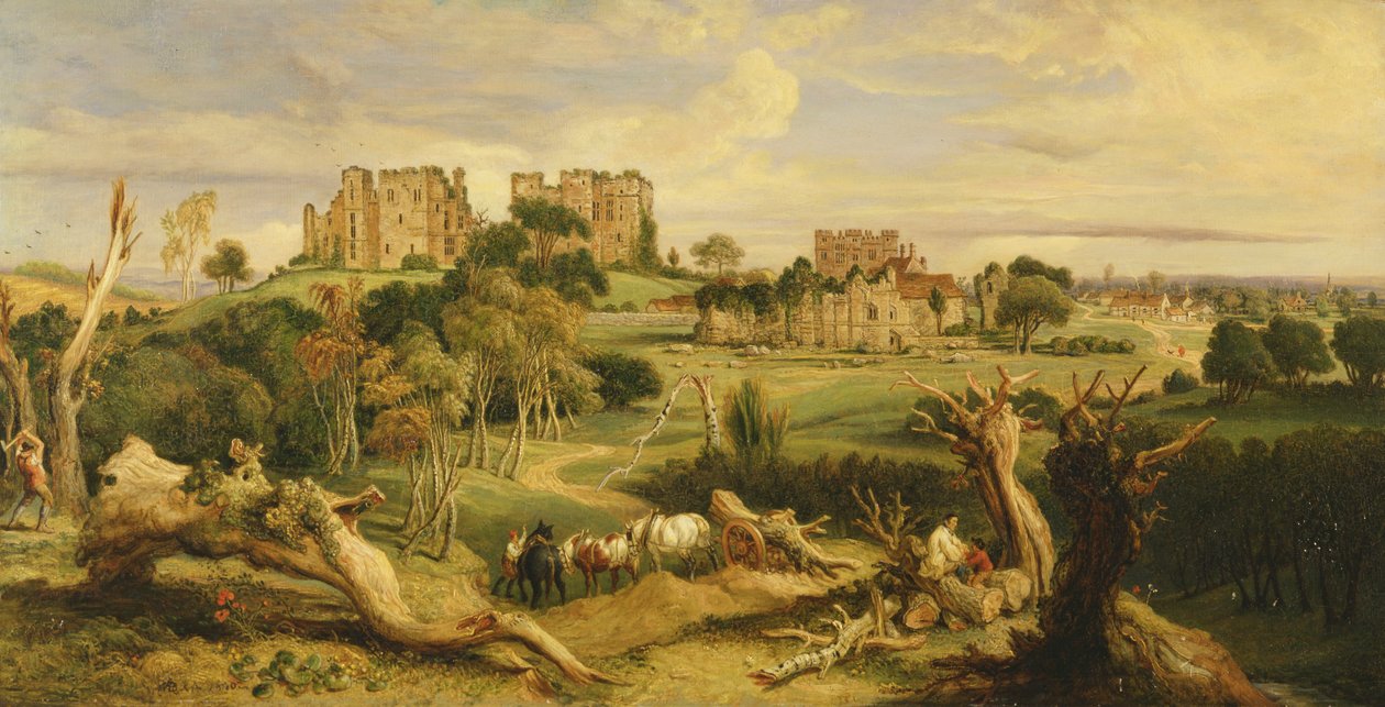 Zamek Kenilworth, Warwickshire autorstwa James Ward