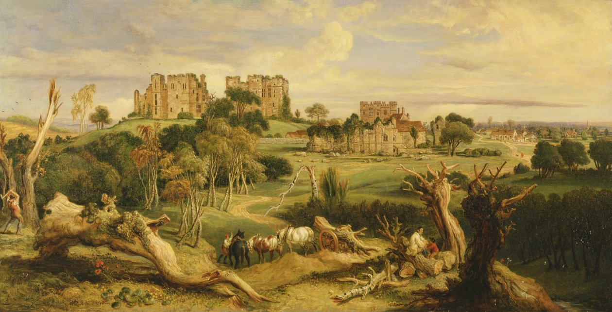 Zamek Kenilworth, Warwickshire autorstwa James Ward