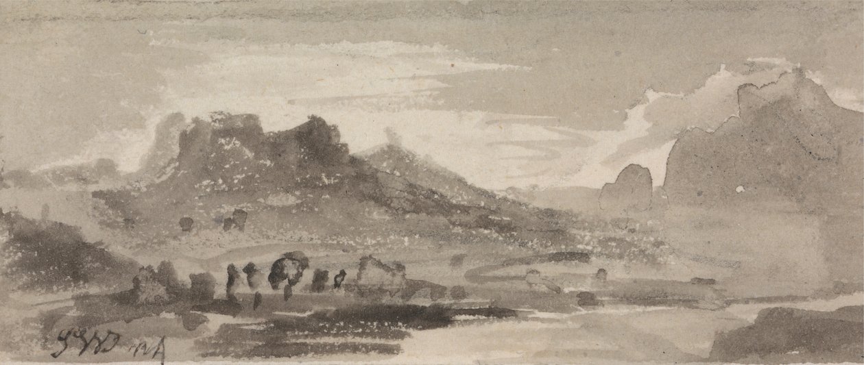 Górzysty krajobraz autorstwa James Ward