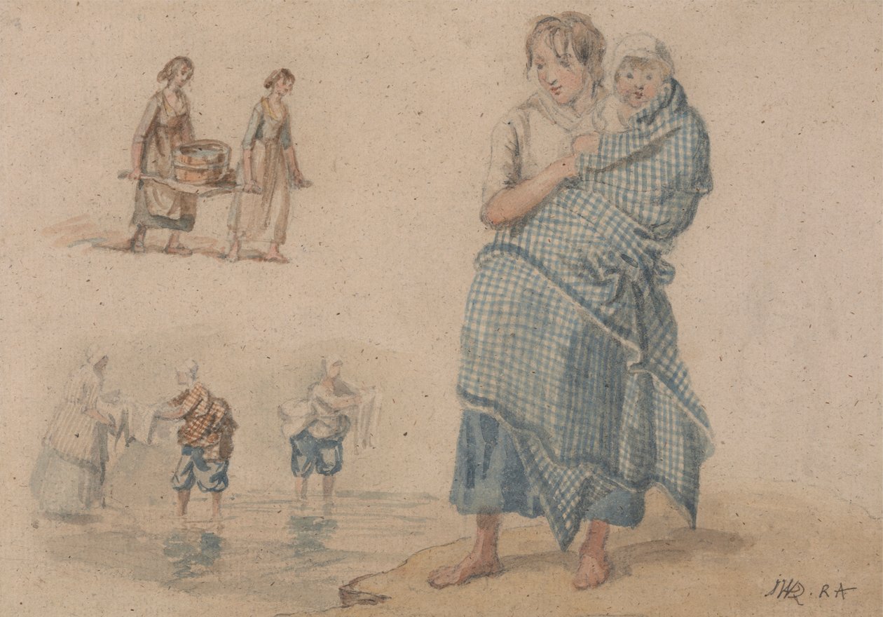 Polimento Feminino Camponês Escocês autorstwa James Ward