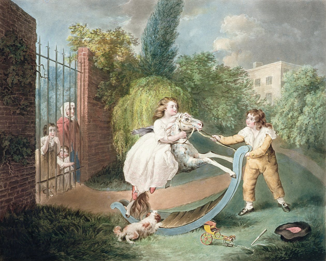 Koń na biegunach, ok. 1793 (mezzotinta) autorstwa James Ward