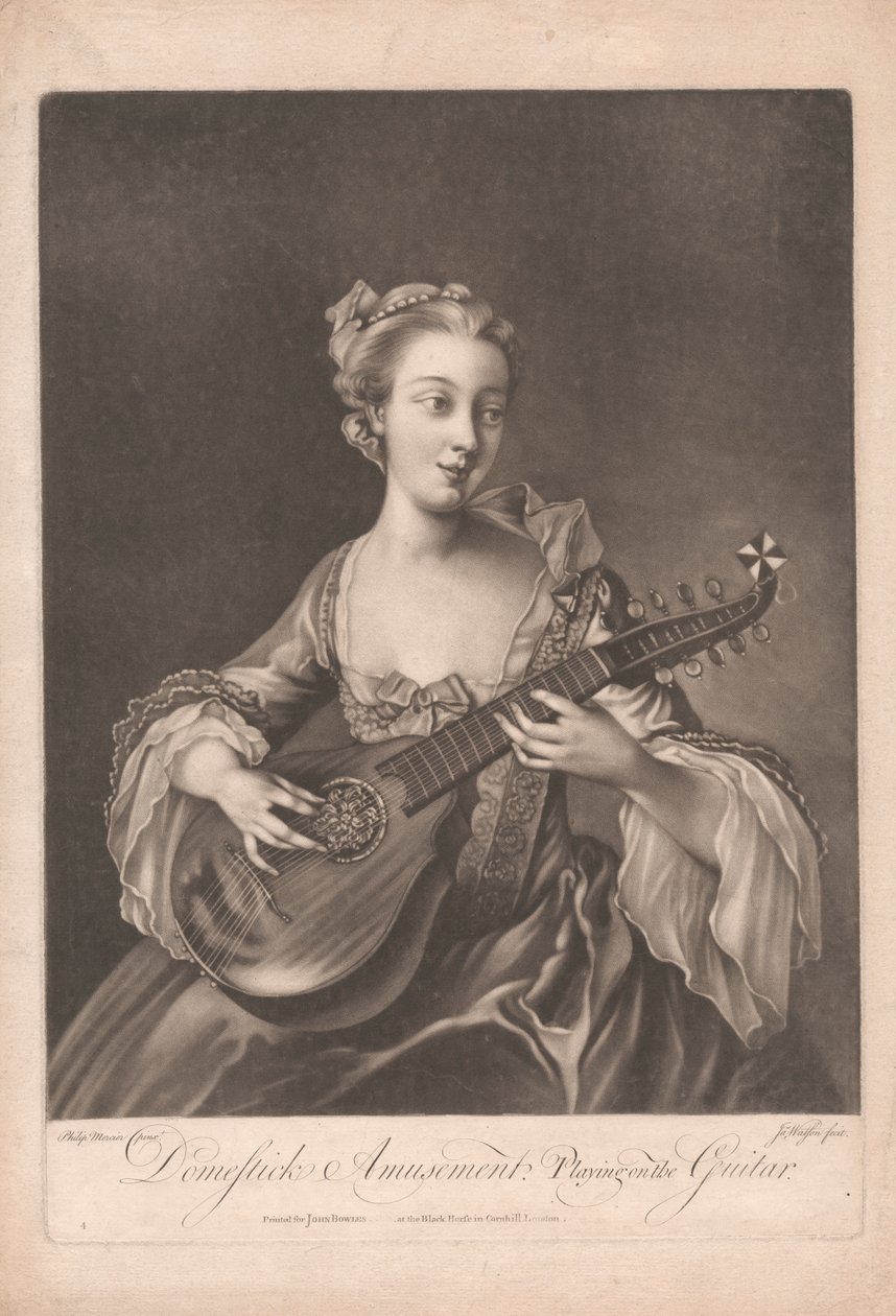 Domestick Rozrywka: Gra na gitarze autorstwa James Watson