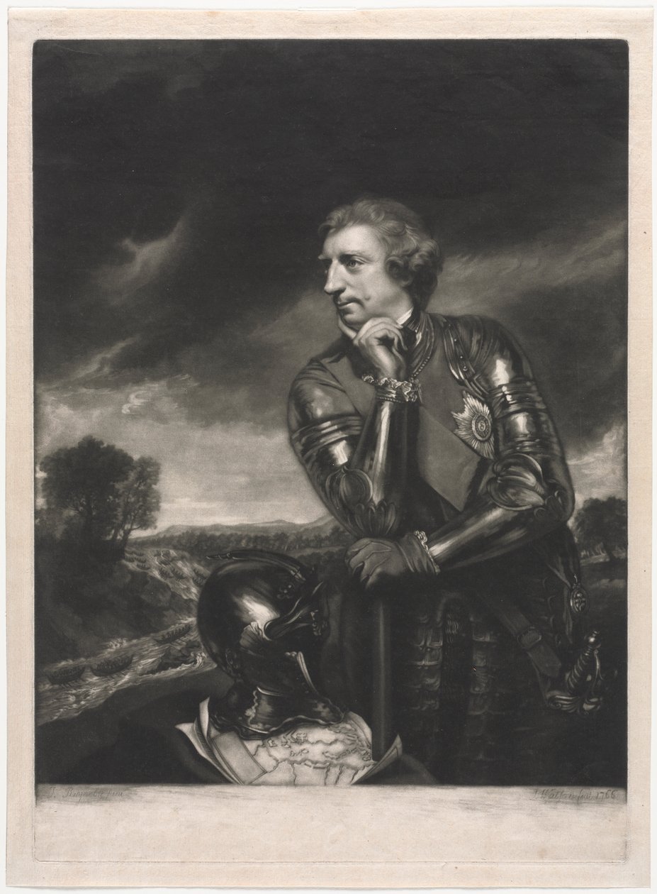 Sir Jeffrey Amherst autorstwa James Watson